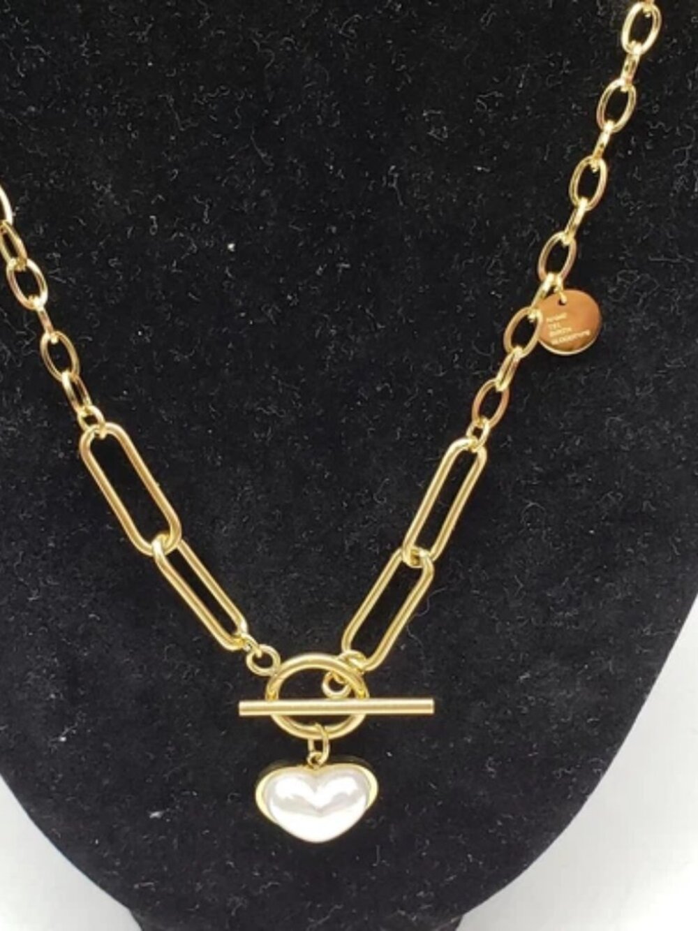 Gold-Plated Necklace with Authentic Louis Vuitton Padlock - Picture 2 of 5